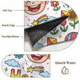 thumbnail image 6 of Children's Day Area Rugs 5'x8', Washable Small Throw Rugs for Classroom Bedroom, Cartoon Cute Watercolor Truck Flower Indoor Outdoor Rug Non-Slip Low Pile Carpet Runner Reversible Floor Mats, 6 of 8