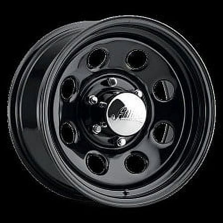 1 Allied - Pacer 16x8 5X5.00  00 297B Black Soft 8 Gloss Black Wheel Rim