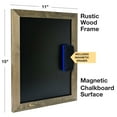 thumbnail image 6 of Excello Global Products Rustic Tabletop Magnetic Chalkboard with Accessories Included, 6 of 6
