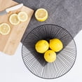 thumbnail image 3 of Frutas, cesta de alambre, cuenco de hierro, plato para aperitivos, cesta de almacenamiento de verduras, decoración de mesa de comedor, 3 of 8