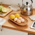 thumbnail image 5 of dajkiuy Wicker Bread Baskets, Imitation Rattan Fruit Baskets, for Food Vegetables Snack Decorative Kitchen Restaurant Home, 5 of 7
