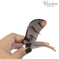 thumbnail image 3 of Parcelona French Onde Small 2 3/4" Celluloid Side Slide in Hair Claw for Women, 3 of 91