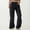 Black, variant on Micro Flared Cargo Pants Women's New Loose Wide Leg Slim Straight Leg Casual Pants In Summer Women's Cargo Pants Gray M