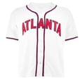 thumbnail image 2 of Tom Glavine Autographed Atlanta City Design White Baseball Jersey, 2 of 3