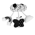 thumbnail image 1 of Juguete de peluche en espiral con forma de animal de dibujos animados para bebé, para recién nacido, color blanco y negro, para asiento de coche, cochecito, sonajeros colgantes, tipo 1, 1 of 14