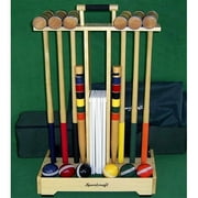 Sportcraft Deluxe Asian Maple Croquet Set with Stand