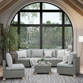 thumbnail image 4 of Grand Patio Outdoor Wicker Single Sofa, Gray, 4 of 6