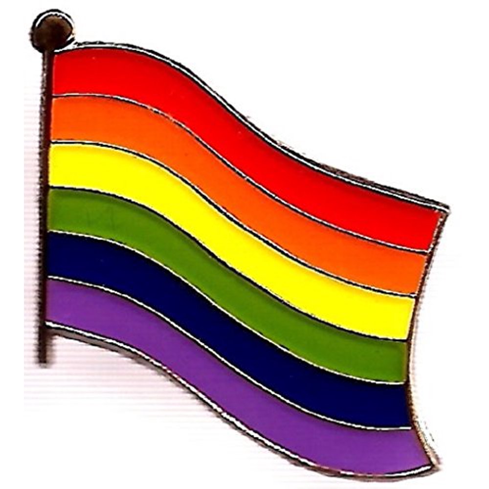 World Flags Direct Pack of 50 Rainbow Flag Lapel Pins, LGBT Pin Badge