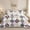 Black/Offwhite, variant on Flymme Patchwork Quilts for Twin Bed,2 Pieces Pink Floral Pattern Lightweight Bedspread 68" x 85",Soft Microfiber Coverlet Shabby Chic Bedding Set for Women Bedroom Decor