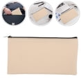 thumbnail image 1 of OULII 2Pcs Bank Bag With Zipper For Checks Security Protection Ivory Pu, 1 of 8