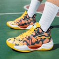 thumbnail image 3 of Bolognifi Fashion Men's Shoes Basketball Sports Training Sneakers Running Fans - YELLOW_5.5, 3 of 6