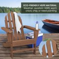 thumbnail image 3 of Hanover Classic All-Weather Adirondack Chair in Teak, 3 of 10