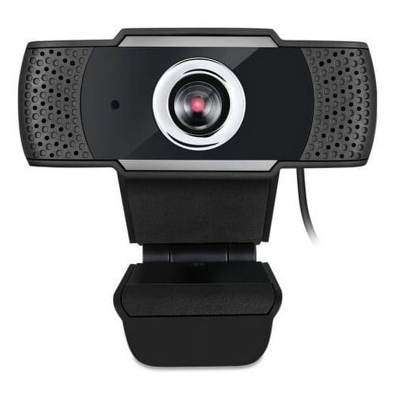 Adesso Cybertrack H4 1080p Hd Usb Manual Focus Webcam With Microphone, 1920 Pixels X 1080 Pixels, 2.1 Mpixels, Black