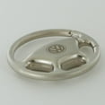 thumbnail image 2 of Volkswagen Steering Wheel Key Chain (Chrome), 2 of 3