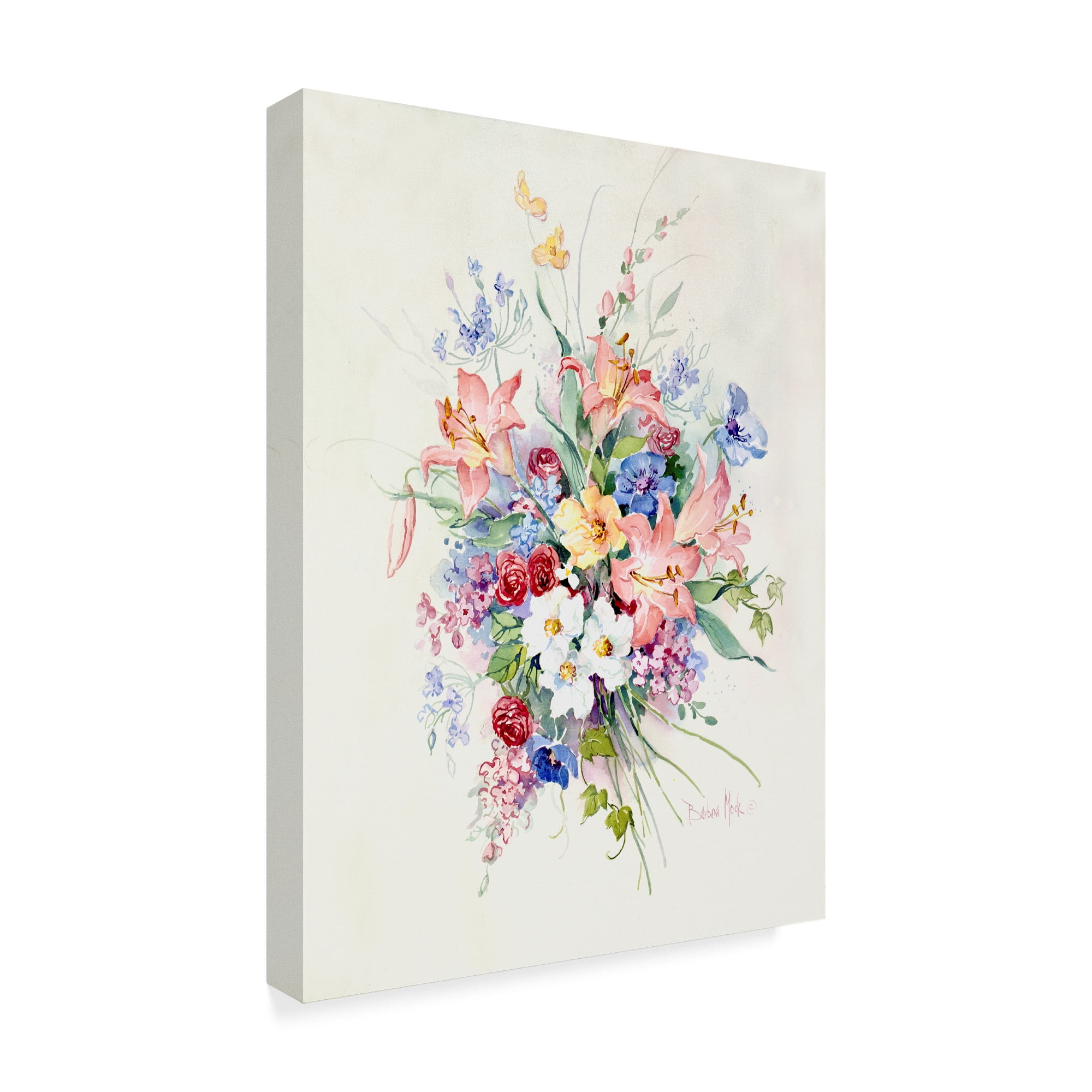 Trademark Fine Art 'Spring Bouquet 2' Canvas Art by Barbara Mock