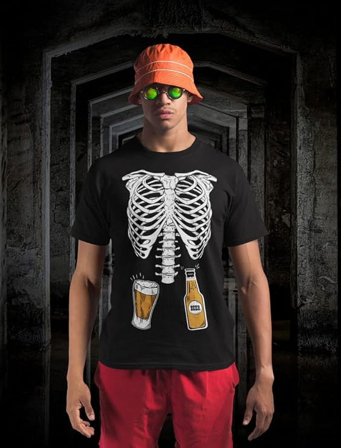 Mens skeleton shirt discount