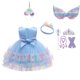 thumbnail image 1 of Vestido de princesa para niñas, vestido de baile, fiesta de bodas, desfile, vestido de Navidad para niños zhangyuxiang unisex, 1 of 2