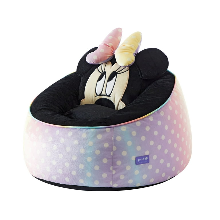 Disney Minnie Mouse Plush Kids Bean Bag Chair 24 Hx24 Hx25 H