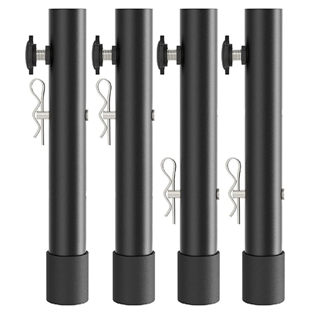 4pcs Table Leg Extenders Heavy Duty Metal Desk Table Leg Risers for