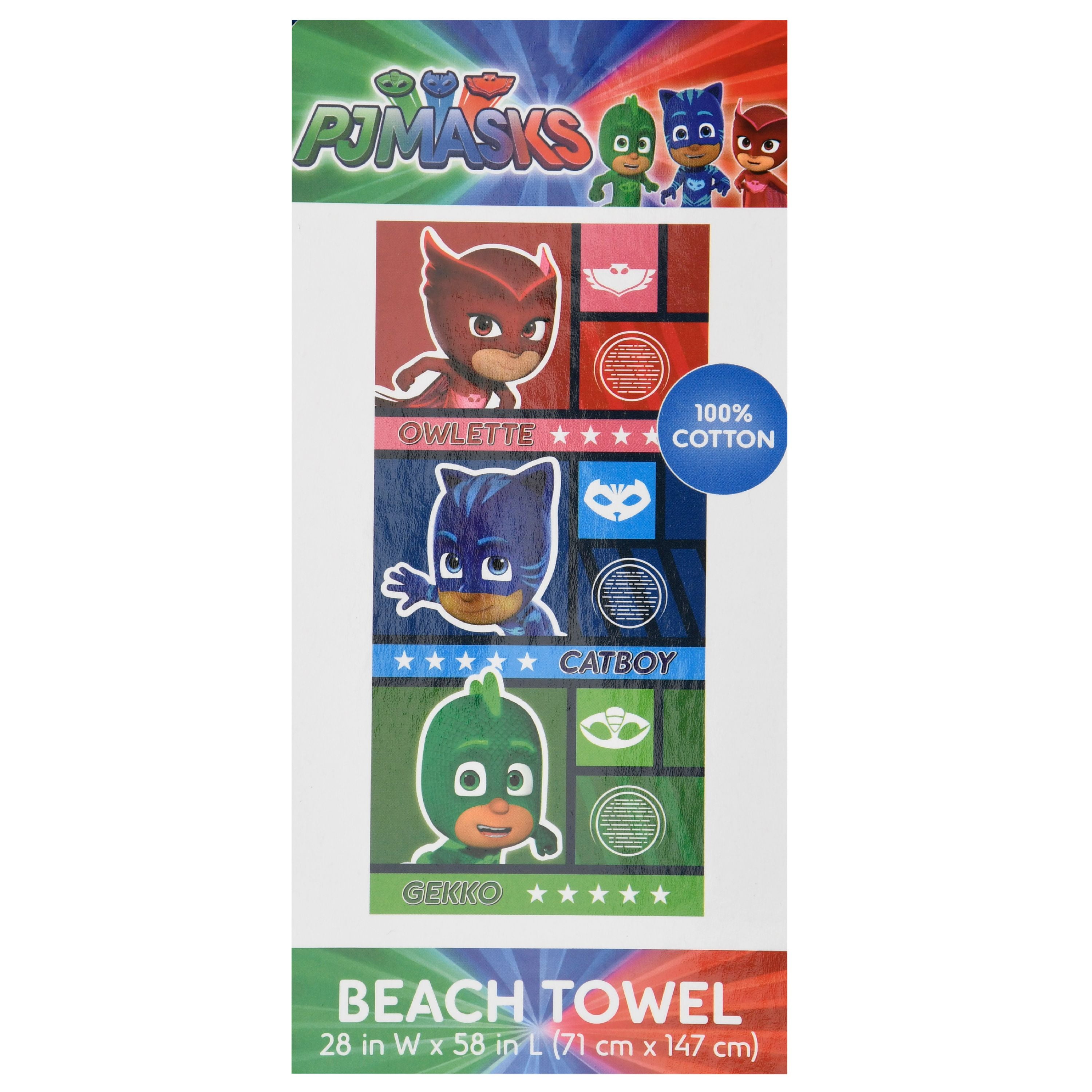 PJ Mask "Super Senses" Beach Towel