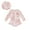 Pink, variant on Bagilaanoe Toddler Baby Girl One-Piece Swimsuit Flower Print Long Sleeve Zipper Rashguard Swimwear + Swimming Cap 6M 9M 12M 18M 24M 3T Kids Ruffle Bathing Suit