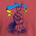 thumbnail image 3 of CafePress - Pro Ukraine Support Ukrainian Flag Peace S T Shirt - Mens Comfort Colors Shirt, 3 of 5