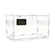 Spider Cage Acrylic Enclosure Reptile Terrarium Ventilated Clear Viewing Educational Exhibition Model