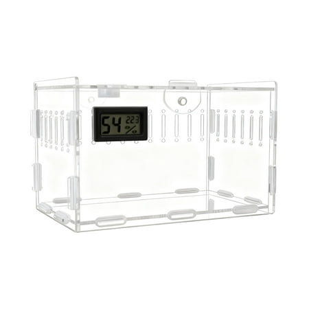 Spider Cage Acrylic Enclosure Reptile Terrarium Ventilated Clear Viewing Educational Exhibition Model