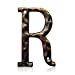 thumbnail image 3 of 5.5 Inch House Numbers & Letters, Highly Visible Cast Iron Metal Home Address Number for Street Office Mailbox, Antique Brass (Letter R), 3 of 10