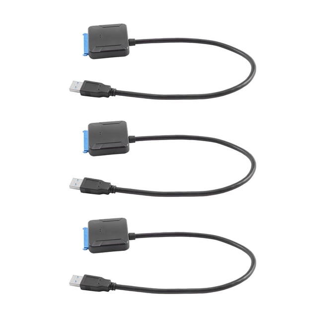 3X Sata A USB 3.0 2.5 / 3.5 HDD SSD Unidad de Disco Duro Línea Cable Conversor Adaptador