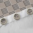 thumbnail image 4 of Feelyou Retro Square Buffalo Curtains Pack of 2 (42x84 Each), Simple Fashion Plaid Curtains Blackout, Teens Kids Boys Girls Bedroom Curtains, Window Curtains Decor, 4 of 6