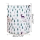 thumbnail image 1 of Yhmxh Organizadores y almacenamiento Cesta de lavandería plegable con estampado de moda para el hogar, bolsa de almacenamiento de ropa y juguetes Almacenamiento de ducha Almacenamiento de juguetes, 1 of 3