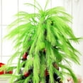 thumbnail image 6 of Topboutique Faux Reed Grass Decor 20 Pcs 17 in Christmas Tree Topper Xmas Tree Artificial Picks Artificial Grass Fluffy Picks Christmas Ornaments for Wedding Party Home Decor,Green, 6 of 7