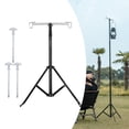 thumbnail image 3 of LOVIVER Lanterne de Camping Support de Lanterne Portable Noir Noir, 3 of 8