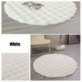 thumbnail image 5 of 50x50cm Living Room Rug Cream Wind Round Carpet Sofa Round Floor Mat Living Room Tea Table Velvet 19.69x19.69 Inches, 5 of 7