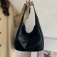 thumbnail image 1 of Bolso de cuero para mujer, bolso de mano Retro de gran capacidad, bolso de moda para Otoño e Invierno, 1 of 7