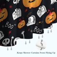 thumbnail image 6 of Halloween Ghost Pumpkin Medley Pattern Shower Curtain 36"x72" ,Bathroom Decorative Shower Curtains Set with 12 Hooks,Modern Waterproof Washable Shower Curtain, 6 of 6