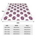 thumbnail image 3 of Sikiie Cute Number 8 Ultra-Soft Micro flannel Blanket Luxury All Seasons Warm Blanket for Bedding Sofa and Travel (4 sizes)-60"x50", 3 of 7