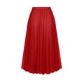 thumbnail image 3 of AUNVITO Women's Casual Sheer Mesh Skirt Elastic Waist Ankle-Length Flowy and Fashionable, 3 of 6
