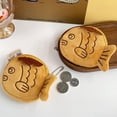 thumbnail image 2 of Nuevo y creativo monedero de peluche Taiyaki con forma de pez Kawaii, monedero, monedero, organizador de llaves, auriculares, bolsa con cremallera, regalo para niños, 2 of 5