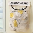 thumbnail image 2 of Hanging Mesh Kitchen Storage Bag Reusable Mesh Net Bag with U-Shaped Opening Wall Mountable Kitchen Mesh Bag for Plastic Bags Trash Bags Shopping Bags Ginger Garlic Potatoes Onion, 2 of 6