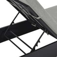 thumbnail image 4 of Tahoe Outdoor Patio Powder-Coated Aluminum Chaise Lounge Chair in Gray Gray, 4 of 10