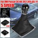 thumbnail image 5 of Perilla de palanca de cambios de 5 velocidades, botas de polaina de cuero PU para VW para Passat 3C B6 3C2 3C5 05-11, 5 of 5