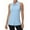 Light Blue, variant on Xidunhg Women's Sleeveless Tank Top Golf Polo Shirts Summer Sports Athletic Fashionable Workwear-Quick Dry White L