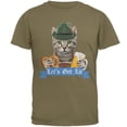 thumbnail image 1 of Oktoberfest Funny Cat Let's Get Lit Mens T Shirt, 1 of 1