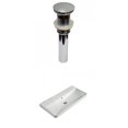 thumbnail image 1 of American Imaginations 31.89-in. W 3H8-in. Ceramic Top Set In White Color - Overflow Drain Incl. AI-30774, 1 of 9