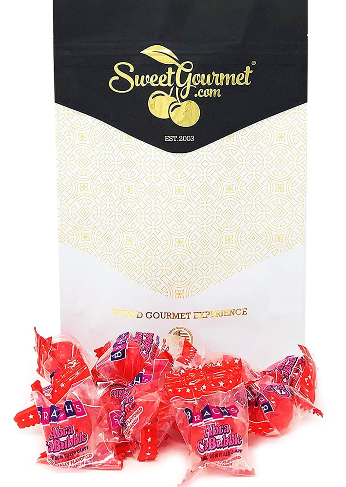 SweetGourmet Abracabubble Cherry Hard Candy With Gum Center Bulk