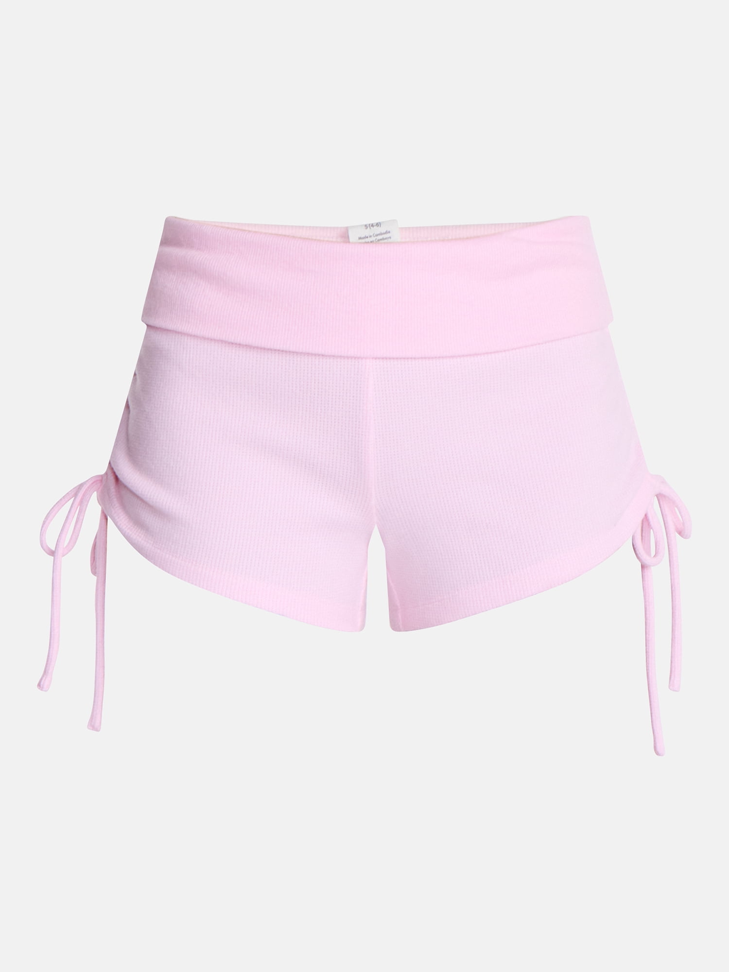 No Boundaries Waffle Knit Sleep Shorts, 2.5'' Inseam, Women’s and Women's Plus XS-2X
