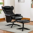 thumbnail image 6 of Snugway Faux Leather Recliner Chair with Ottoman, 6 of 6