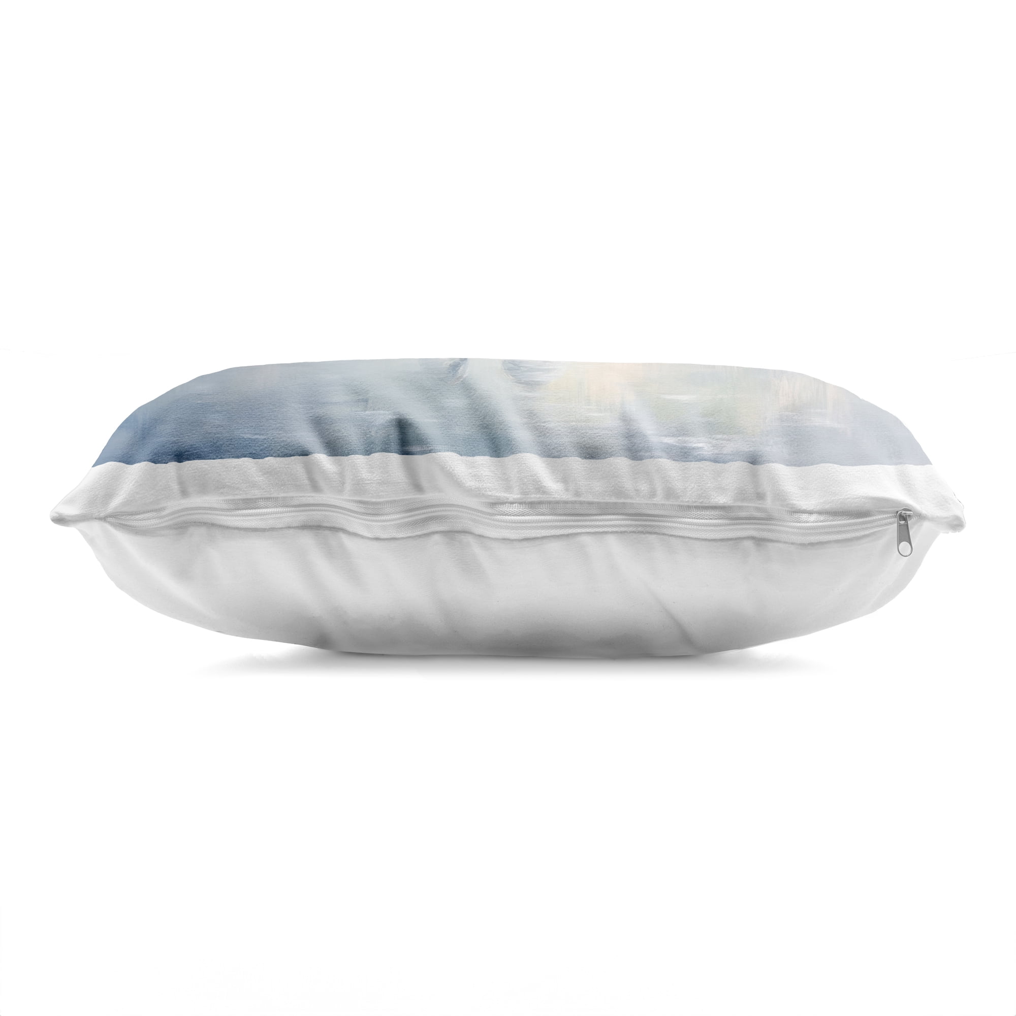 Stupell Industries Simple Swan Reflections Decorative Printed Throw Pillow, design by Petal Prints Design, 14 x 7 x 20
